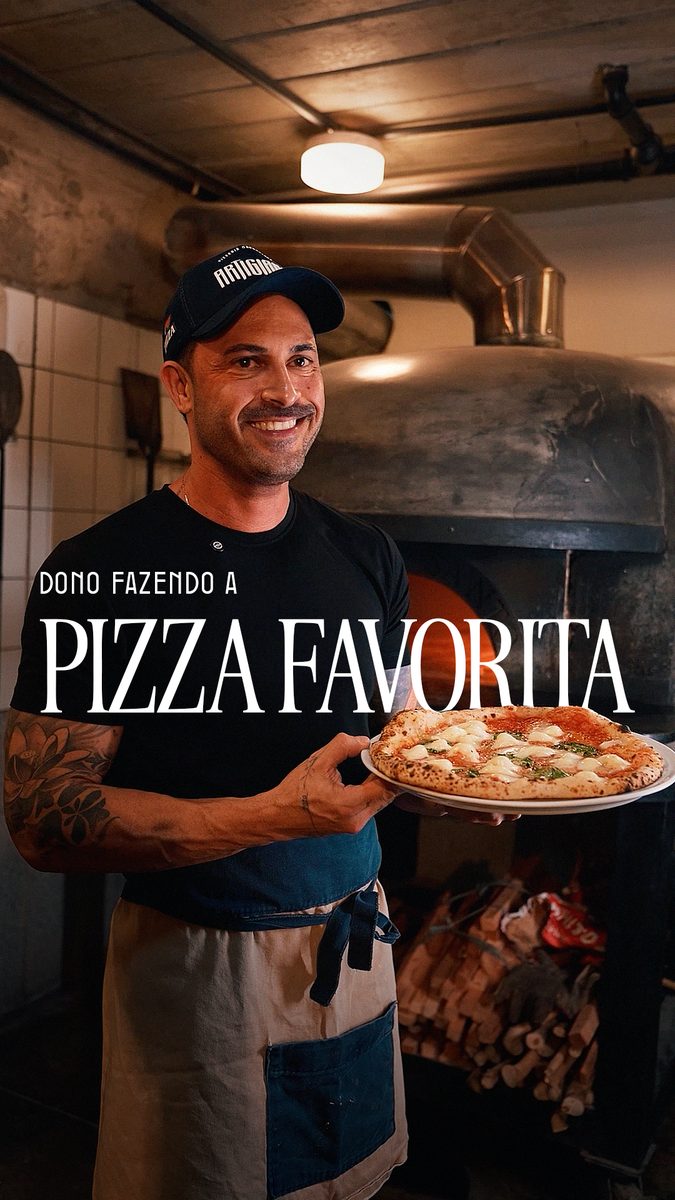 A pizza favorita do dono